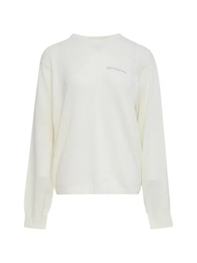 Rest&recreation Layered Crew-neck Sweater In White