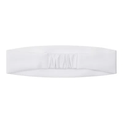 Rest&recreation Logo Jersey Hair Band In White