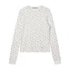 Rest&recreation Logo Pattern Waffle Top In Multi