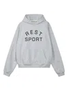 Rest&recreation Logo-print Hoodie In Gray