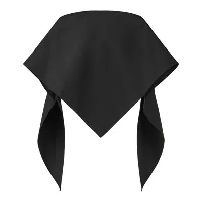 Rest&recreation Logo Scarf Cap In Black