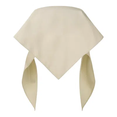 Rest&recreation Logo Scarf Cap In Neutral