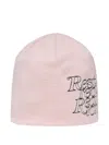 Rest&recreation Logo-stitch Beanie In Pink