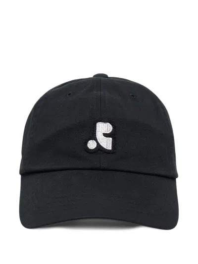Rest&recreation Logo-embroidered Baseball Cap In Black
