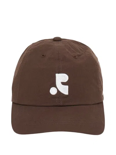 Rest&recreation Logo-embroidered Cotton Cap In Brown
