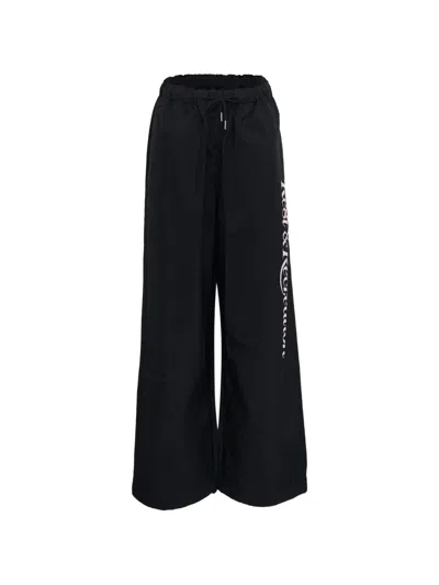Rest&recreation Logo-print Track Pants In Black