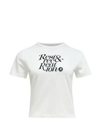 Rest&recreation Logo-print T-shirt In White