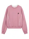 Rest&recreation Long-sleeves Layered Sweatshirt In Pink