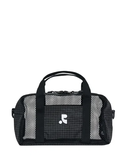 Rest&recreation Mesh Grid-pattern Duffle Bag In White