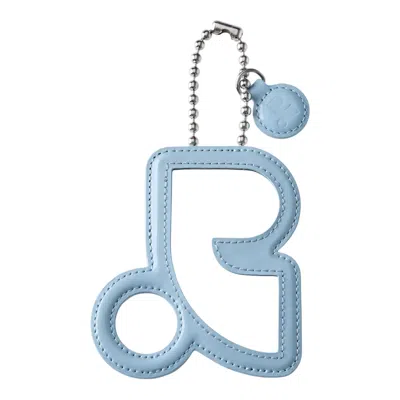 Rest&recreation Mirror Card Holder Keyring In Blue