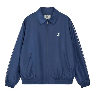 Rest&recreation Oversized Collar Jacket In Blue