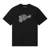 Rest&recreation Oversized Wave Logo T-shirt In Black