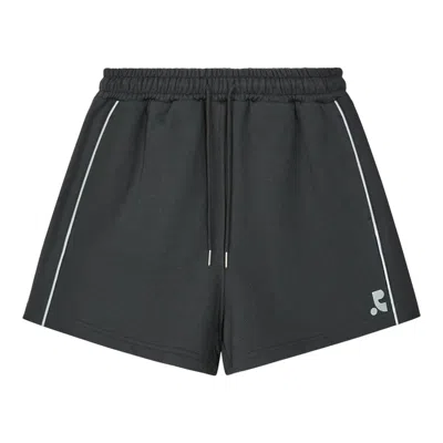 Rest&recreation Piping Sweat Shorts In Black