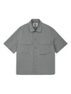 Rest&recreation Pocket Short-sleeve Shirt In Gray