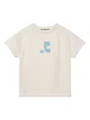 Rest&recreation Raglan-sleeve Jacquard Knit Top In White