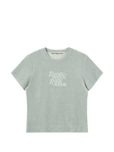 Rest&recreation Round-neck T-shirt In Gray
