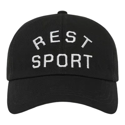 Rest&recreation Rs Logo Cap In Black