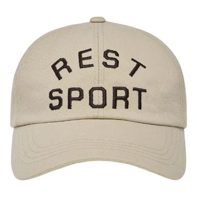 Rest&recreation Rs Logo Cap In Neutral