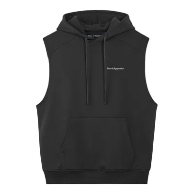 Rest&recreation Sleeveless Hoodie In Black