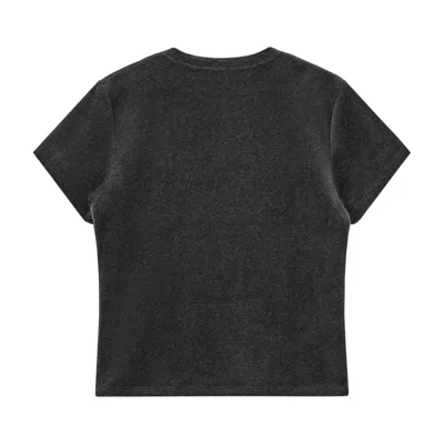 Rest&recreation Velvet Logo T-shirt In Black