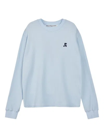 Rest&recreation Waffle Crew-neck T-shirt In Blue