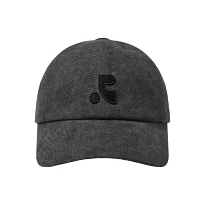 Rest&recreation Washed Logo Cap In Gray