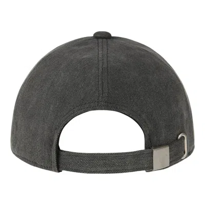 Rest&recreation Wave Logo Washing Ball Cap In Gray
