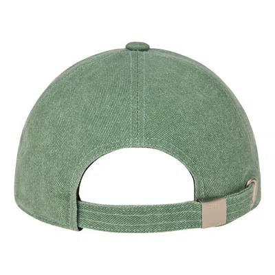 Rest&recreation Wave Logo Washing Ball Cap In Green