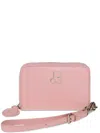 Rest&recreation Zippy Leather Wallet In Pink