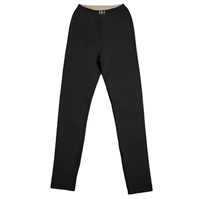 Rest & Relax Women's Contour Stretch Knit Legging - Black