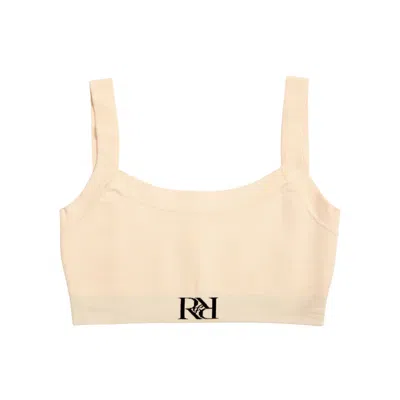 Rest & Relax Women's Neutrals Contour Stretch Knit Bralette - Ecru In Beige