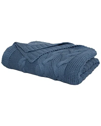 Rest And Reset Rest & Reset Drift Throw Blanket In Blue