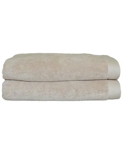 Rest And Reset Rest & Reset Oasis Towels 2pc Hand Towel Set In Neutral