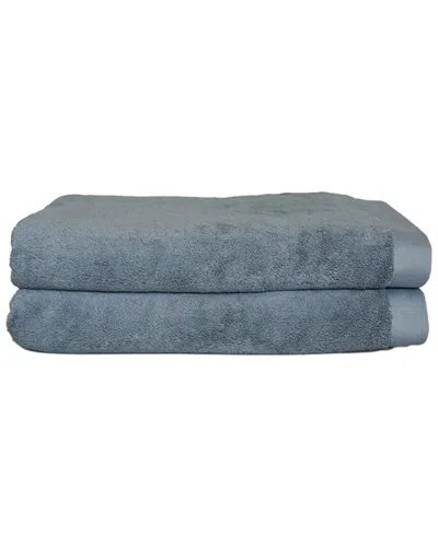 Rest And Reset Rest & Reset Oasis Towels 2pc Towel Set In Gray
