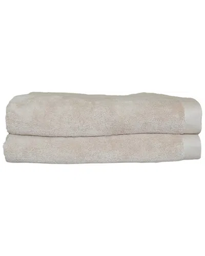 Rest And Reset Rest & Reset Oasis Towels 2pc Towel Set In Neutral