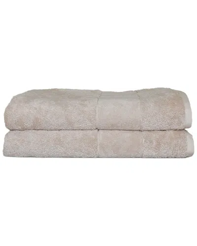 Rest And Reset Rest & Reset Ritual Towel 2pc Bath Sheet Set In Neutral