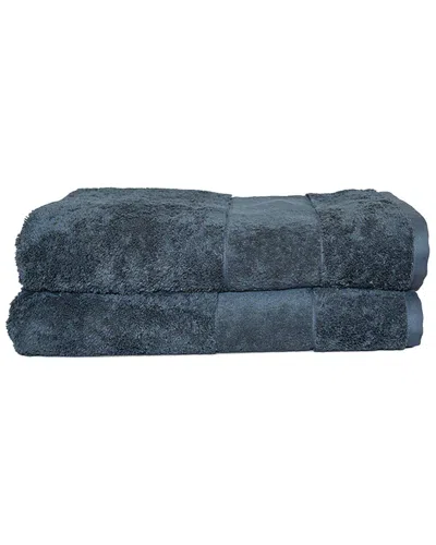 Rest And Reset Rest & Reset Ritual Towel 2pc Bath Sheet Set In Blue