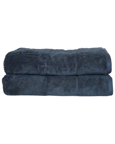 Rest And Reset Rest & Reset Ritual Towel 2pc Hand Towel Set In Blue