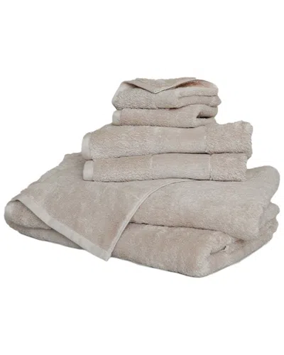 Rest And Reset Rest & Reset Ritual Towel 6pc Bath Sheet Set In Neutral