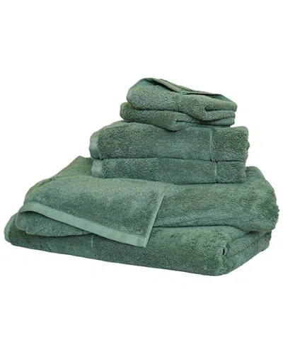 Rest And Reset Rest & Reset Ritual Towel 6pc Bath Sheet Set In Green