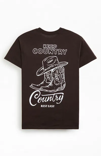 Rest Easy Men's Keep Country In Brown