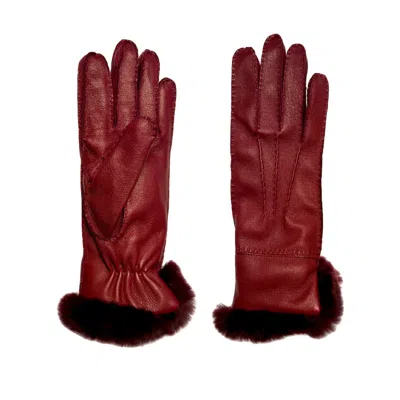 Restelli "85" Leather Gloves In Brown