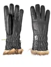 Restelli Nappa Ski Gloves In Negro