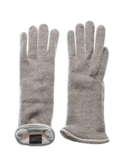 Restelli Knit Gloves In Metallic
