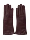 Restelli Leather Gloves In Brown
