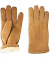 Restelli Suede Gloves In Multicolor