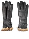 Restelli Nappa Ski Gloves In Black