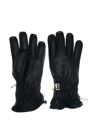 Restelli Nappa Opossu Gloves In Blue