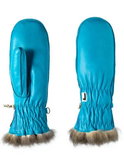 Restelli Opossum Mitt In Blue