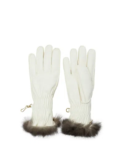 Restelli Ski Gloves "269" In White